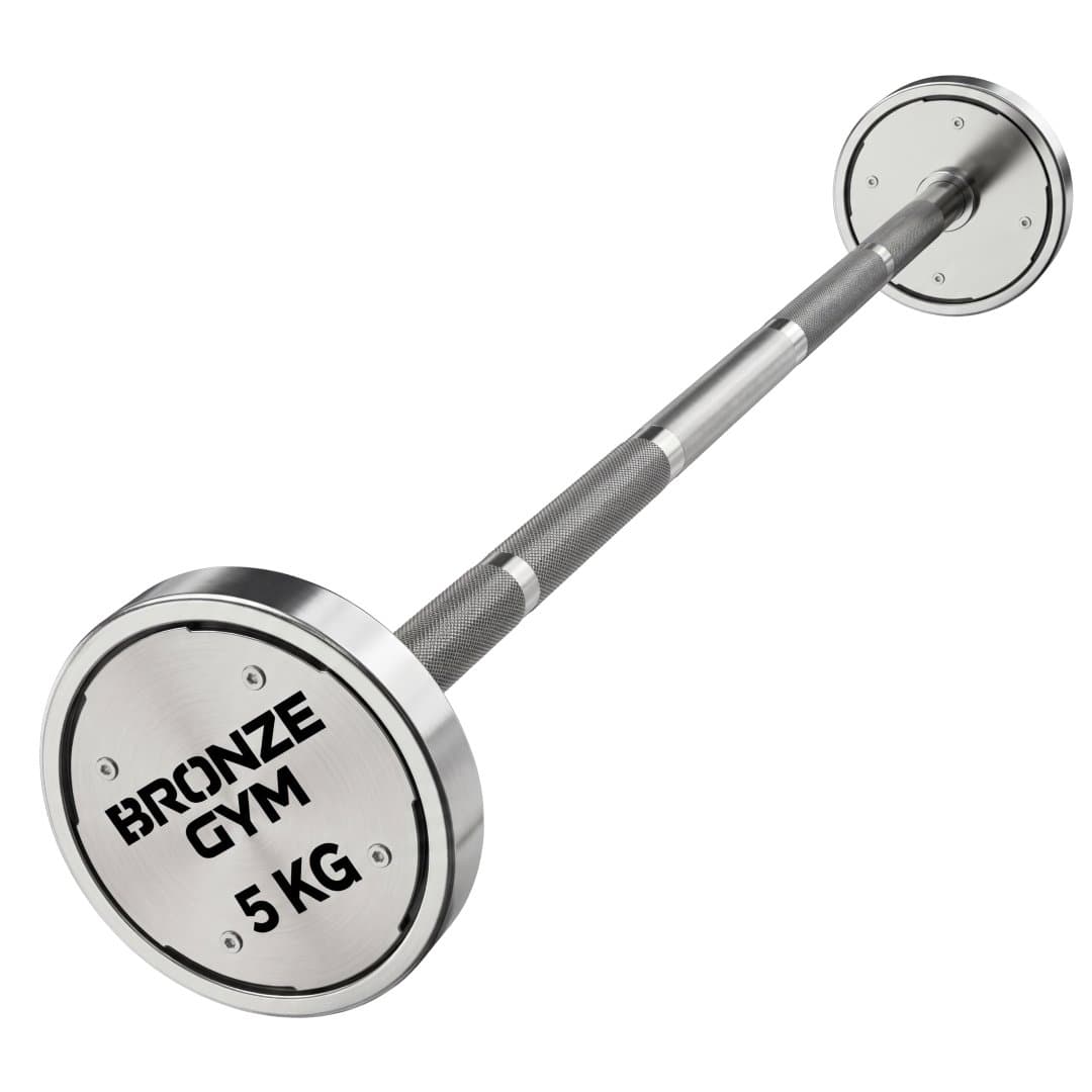 Набор стальных штанг BRONZE GYM, 5-50 кг - 10 шт, шаг 5 кг
