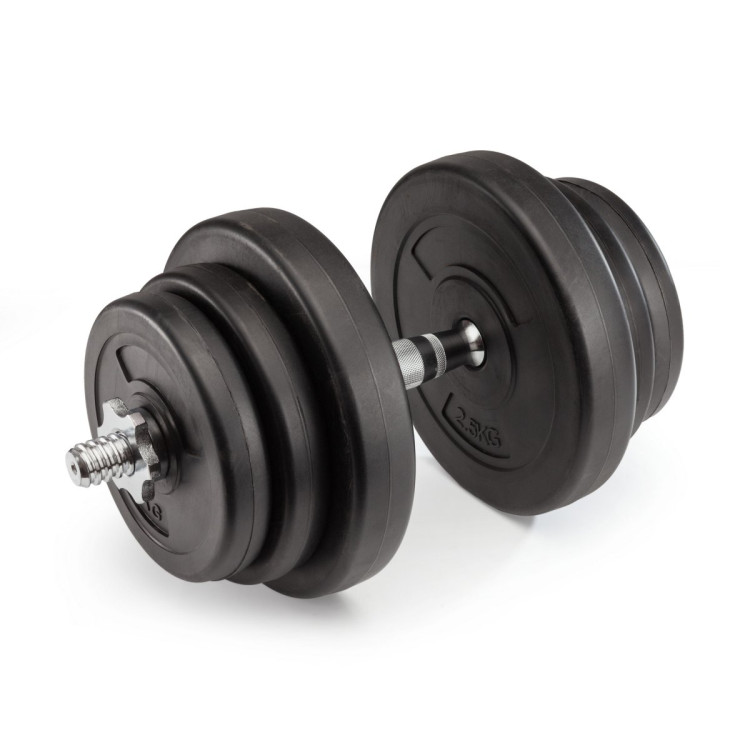 Гриф для гантелей  25 мм. Длина 400 мм.  анатомический (под гайку) VictoryFit VF-S2540