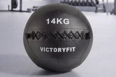 Мяч тренировочный (Wall Ball) 14 кг VictoryFit VF-WBA140