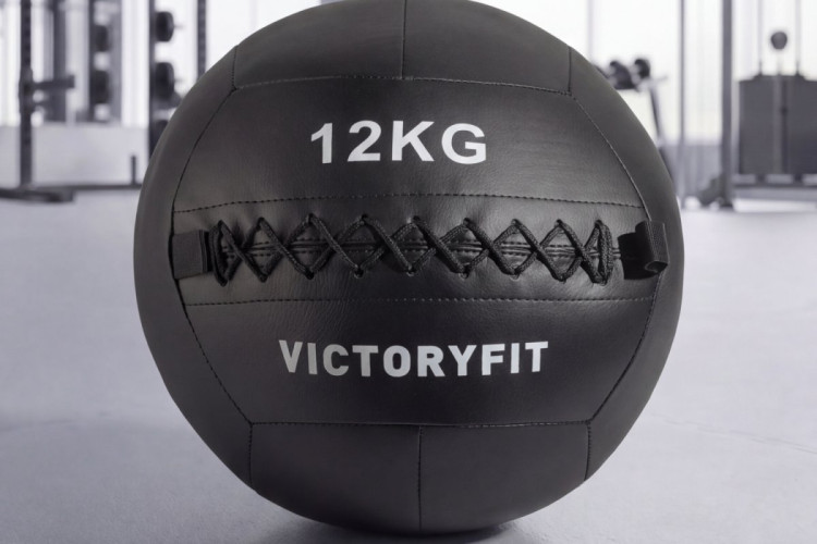 Мяч тренировочный (Wall Ball) 12 кг VictoryFit VF-WBA120