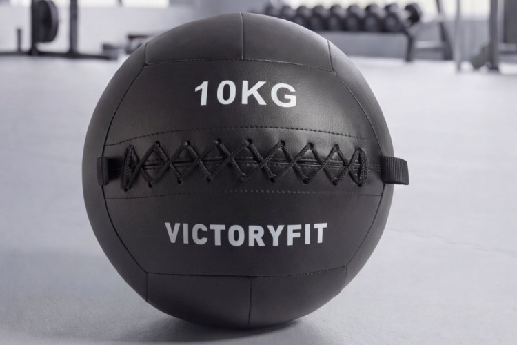 Мяч тренировочный (Wall Ball) 10 кг VictoryFit VF-WBA100