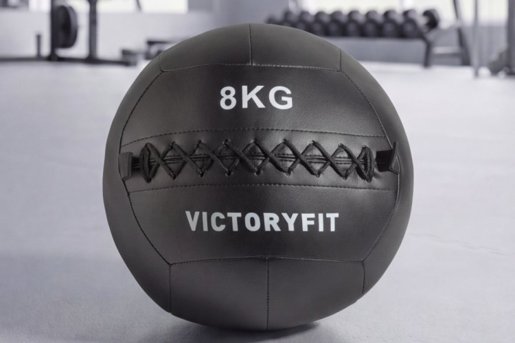 Мяч тренировочный (Wall Ball) 8 кг VictoryFit VF-WBA080