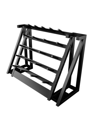 Стойка для хранения штанг для аэробики (бодипампов) BRONZE GYM 190х55х128,на 20 шт.