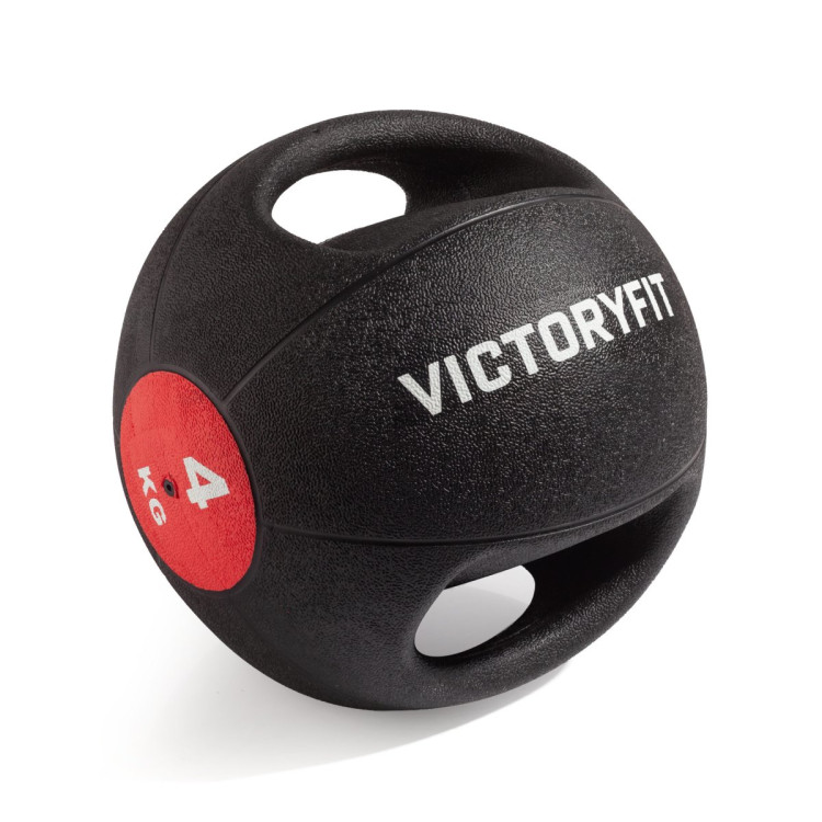 Медбол с хватом 4 кг VictoryFit VF-MBB040