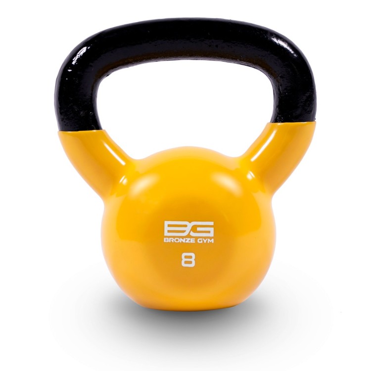 Гиря BRONZE GYM в виниловой оболочке 8 кг