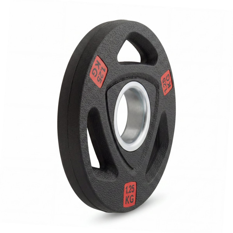 Диск 51 мм. NEO обрезиненный с 3-мя хватами 1,25 кг, VictoryFit VF-ST510125