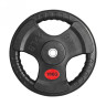 Диск 31 мм. обрезиненный с 3-мя хватами 10 кг, VictoryFit VF-S251000