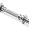 Гриф для гантелей  25 мм. Длина 350 мм. прямой (под гайку) VictoryFit VF-S2535-B2