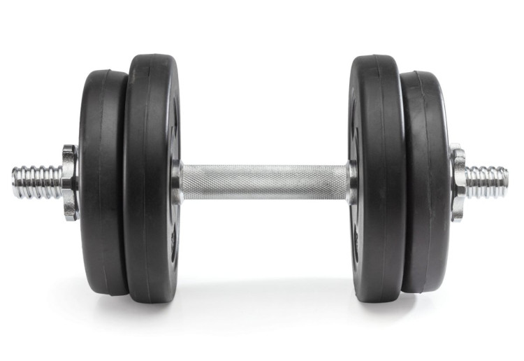 Гриф для гантелей  25 мм. Длина 350 мм. прямой (под гайку) VictoryFit VF-S2535-B2