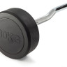 Штанга неразборная обрезиненная 30 кг. Изогнутый гриф. VictoryFit VF-DX5300