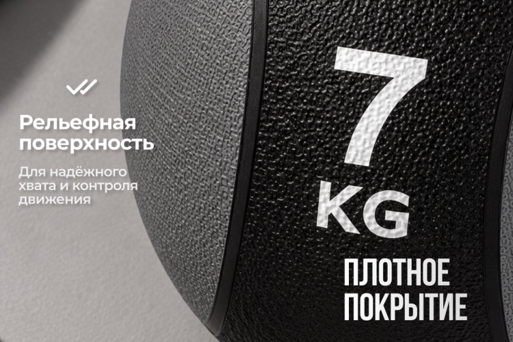 Медбол 7 кг VictoryFit VF-MBA070