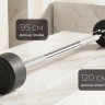 Штанга неразборная обрезиненная 40 кг. Прямой гриф. VictoryFit VF-DX4400