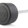 Штанга неразборная обрезиненная 40 кг. Прямой гриф. VictoryFit VF-DX4400