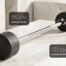 Штанга неразборная обрезиненная 35 кг. Прямой гриф. VictoryFit VF-DX4350
