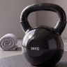 Гиря чугунная винил 36 кг (модель: К-4) VictoryFit VF-KV360