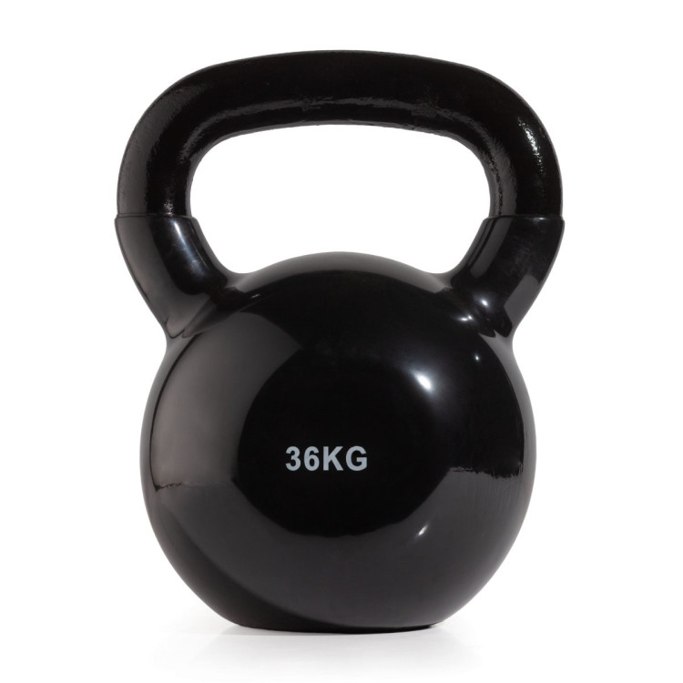 Гиря чугунная винил 36 кг (модель: К-4) VictoryFit VF-KV360