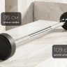 Штанга неразборная обрезиненная 20 кг. Прямой гриф. VictoryFit VF-DX4200