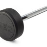 Штанга неразборная обрезиненная 15 кг. Прямой гриф. VictoryFit VF-DX4150
