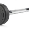 Штанга неразборная обрезиненная 7,5 кг. Прямой гриф. VictoryFit VF-DX4075