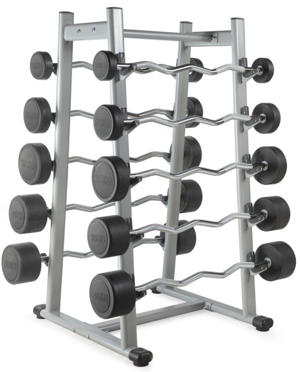 Штанга неразборная обрезиненная 7,5 кг. Прямой гриф. VictoryFit VF-DX4075