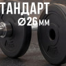 Диск 26 мм. пластиковый 1,25 кг VictoryFit VF-SPL260125