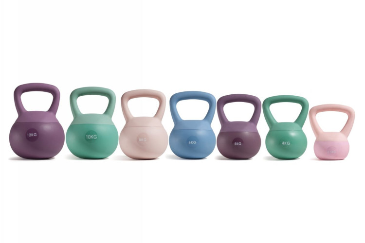 Гиря резиновая 10 кг. VictoryFit VF-KR100