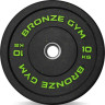 Диск бамперный BRONZE GYM 10 кг
