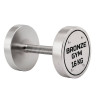 Набор стальных гантелей BRONZE GYM, 12-30 кг - 10 пар, шаг 2 кг