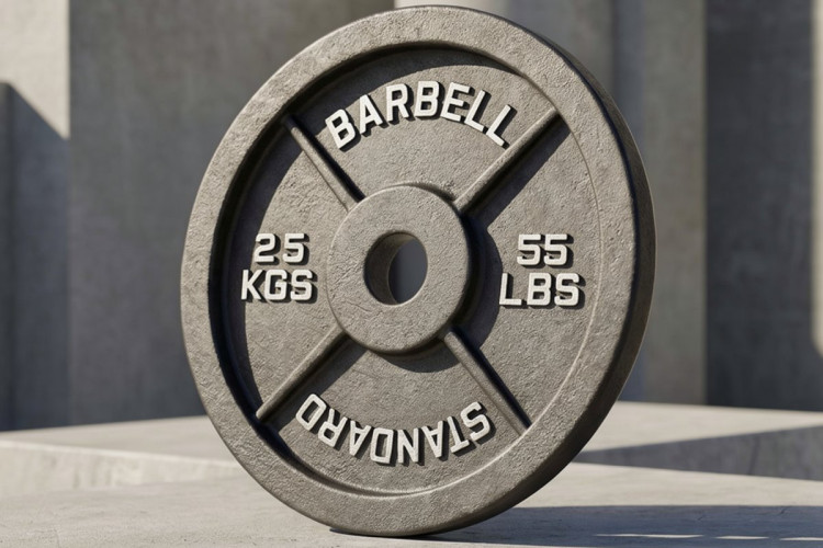 Диск 51 мм. чугунный окрашенный 25 кг, VictoryFit VF-SC512500