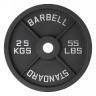 Диск 51 мм. чугунный окрашенный 25 кг, VictoryFit VF-SC512500