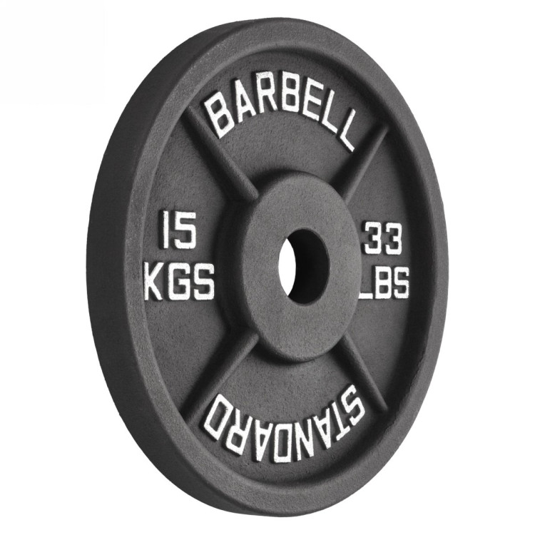 Диск 51 мм. чугунный окрашенный 15 кг, VictoryFit VF-SC511500