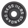 Диск 51 мм. чугунный окрашенный 5 кг, VictoryFit VF-SC510500