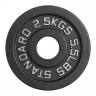 Диск 51 мм. чугунный окрашенный 2,5 кг, VictoryFit VF-SC510250