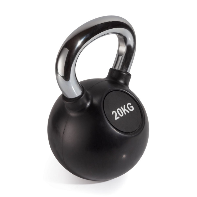 Гиря с резиновым покрытием 20 кг (модель: К-6) VictoryFit VF-KRU200