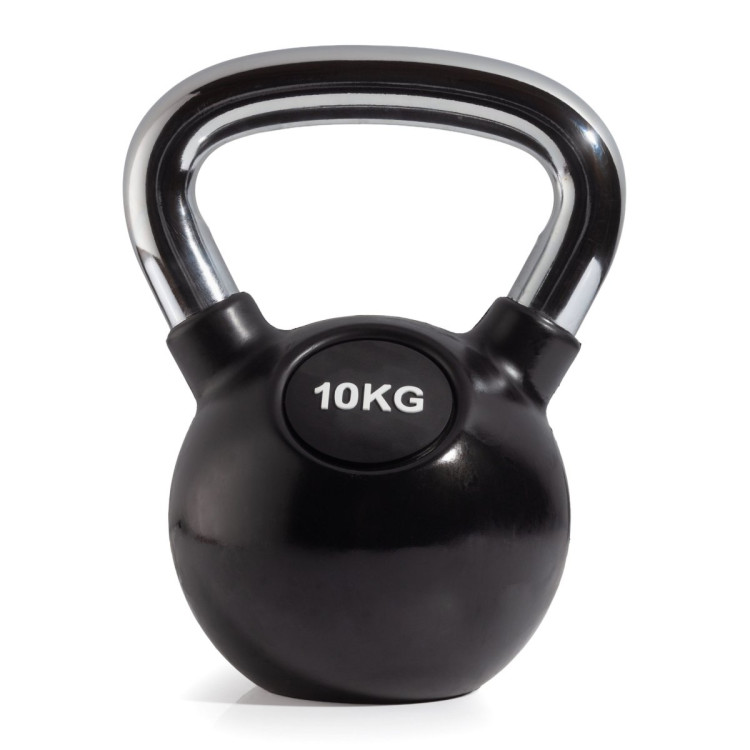 Гиря с резиновым покрытием 10 кг (модель: К-6) VictoryFit VF-KRU100