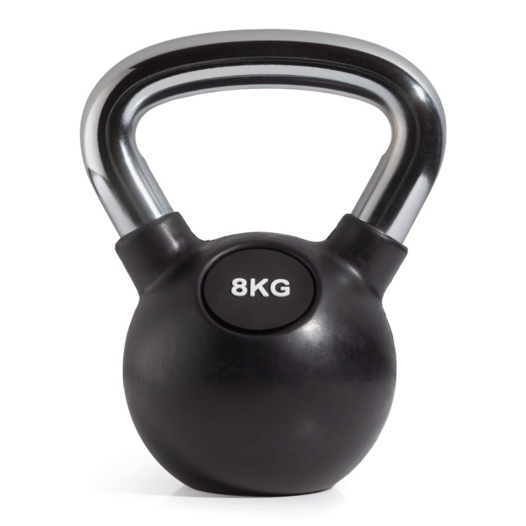 Гиря с резиновым покрытием 8 кг (модель: К-6) VictoryFit VF-KRU080