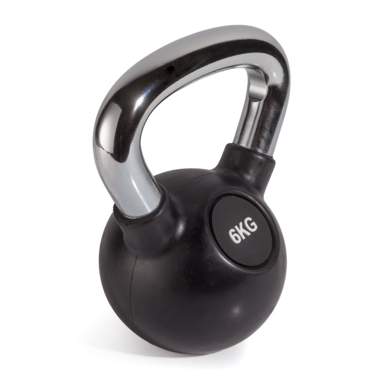 Гиря с резиновым покрытием 6 кг (модель: К-6) VictoryFit VF-KRU060