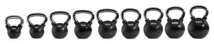 Гиря с резиновым покрытием 6 кг (модель: К-6) VictoryFit VF-KRU060