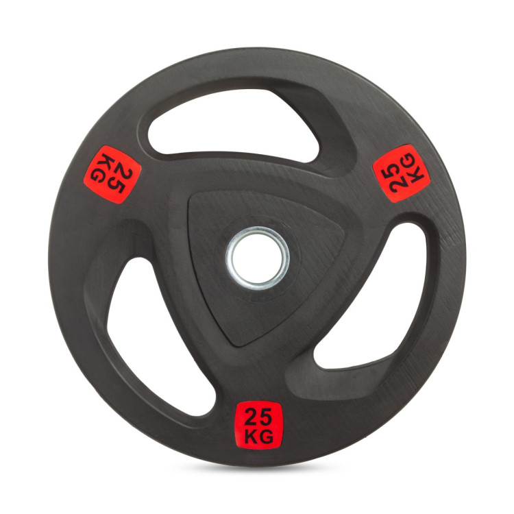 Диск 51 мм. NEO обрезиненный с 3-мя хватами 25 кг, VictoryFit VF-ST51250