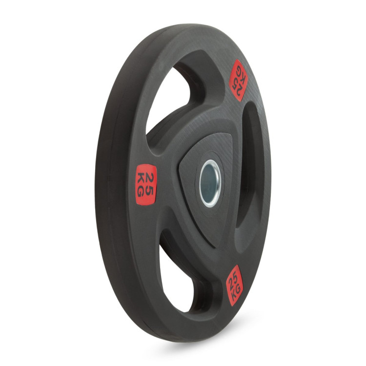 Диск 51 мм. NEO обрезиненный с 3-мя хватами 25 кг, VictoryFit VF-ST51250