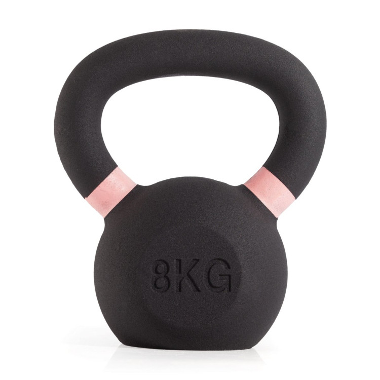 Гиря чугунная с цветным кольцом 8 кг (модель: К-3) VictoryFit VF-KCR080