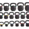 Гиря чугунная с цветным кольцом 8 кг (модель: К-3) VictoryFit VF-KCR080
