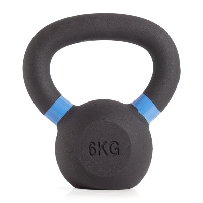 Гиря чугунная с цветным кольцом 6 кг (модель: К-3) VictoryFit VF-KCR060